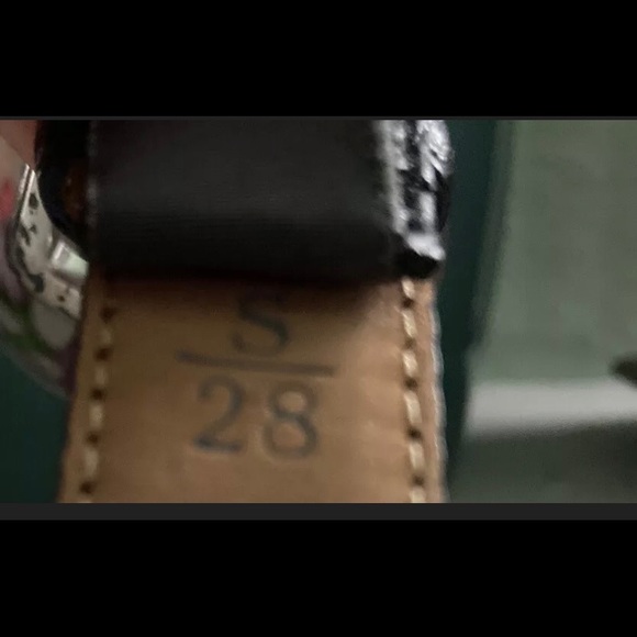 Brighton Womens Size 28 Small Leather Belt Black - Picture 7 of 8